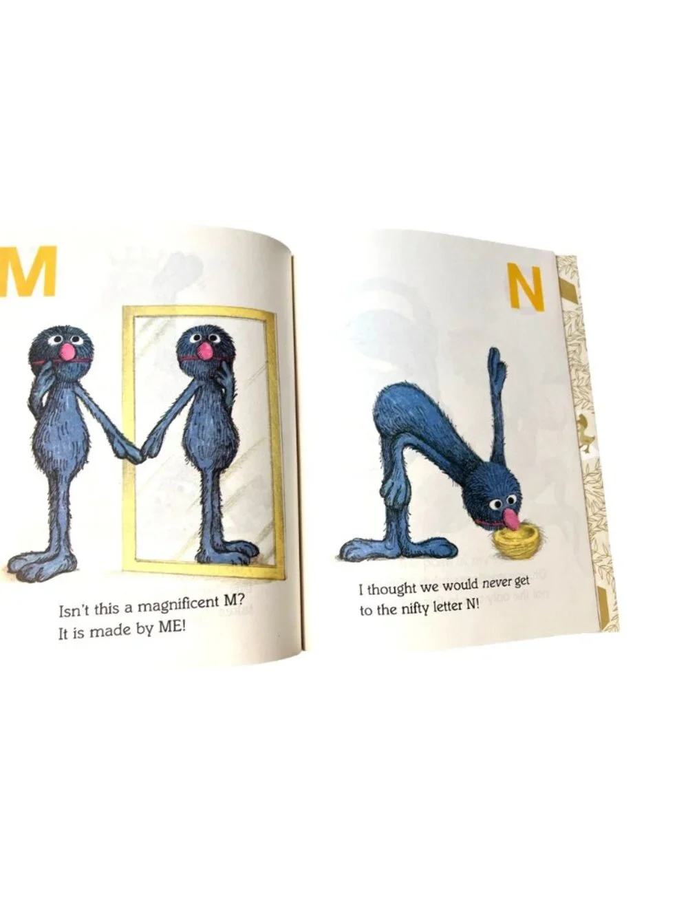 Grovers Own Alphabet 1978 Sesame Street Little Golden Book Hardcover